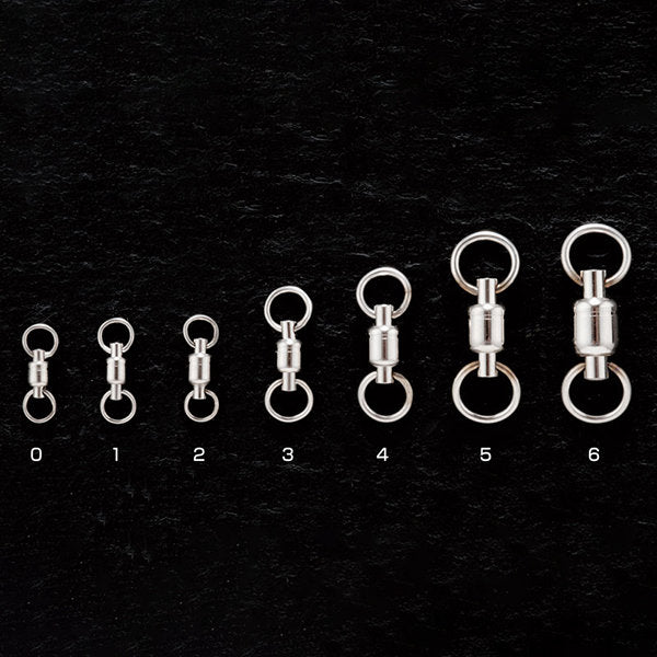 Shout! POWERFUL BB SWIVEL #6 : 412LB (187kg) (2 pcs/pack) 412PB
