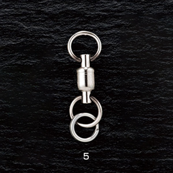 Shout! COMBI BB SWIVEL #5 : 91LB (41.3kg) (2 pcs/pack) 413CB fishing terminal tackle