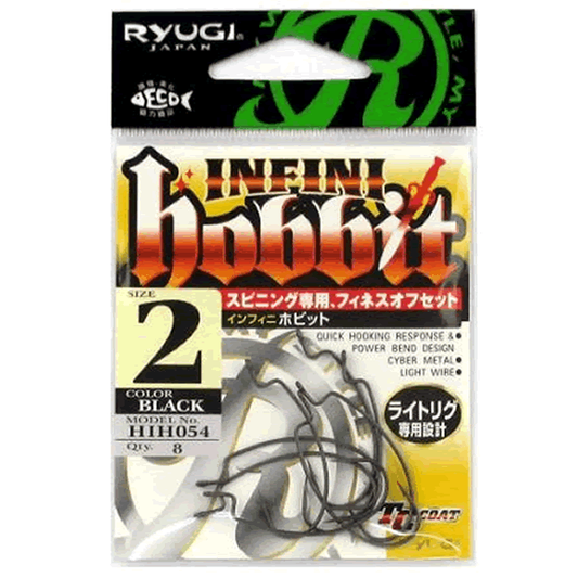 RYUGI INFINI HOBBIT #2 (8 pcs/pack) TC BLACK