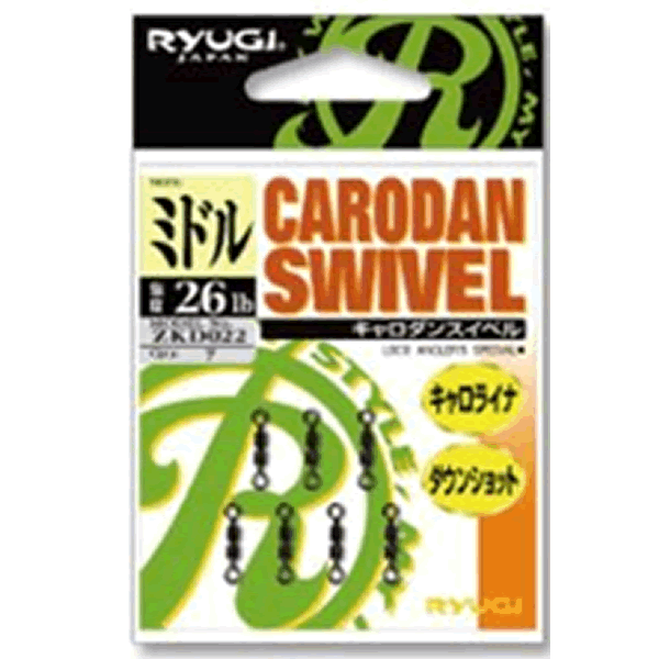 RYUGI CARODAN SWIVEL LIGHT #22 (7 pcs/pack) fishing terminal tackle