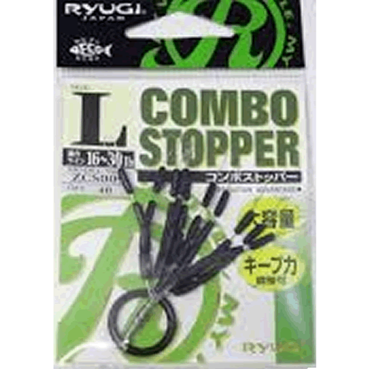 RYUGI COMBOSTOPPER L (40 pcs/pack) BLACK
