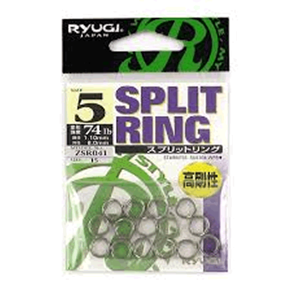 RYUGI R-SPLIT RING #5 (15 pcs/pack) fishing terminal tackle