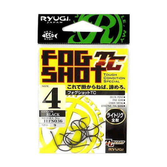 RYUGI FOG SHOT TC #4 (9 pcs/pack) TC BLACK