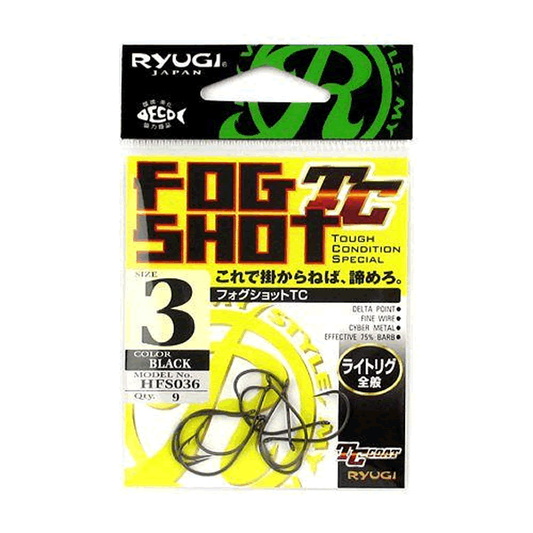 RYUGI FOG SHOT TC #3 (9 pcs/pack) TC BLACK