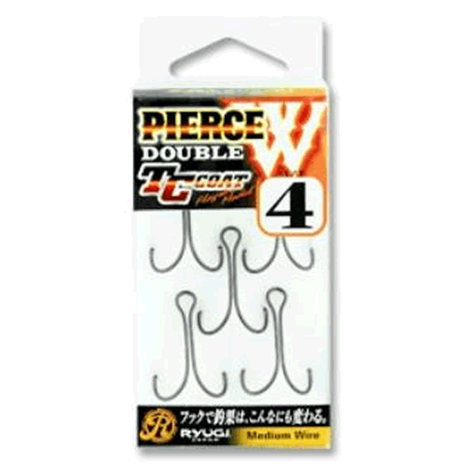 RYUGI PIERCE DOUBLE #4 (5 pcs/pack) TC BLACK