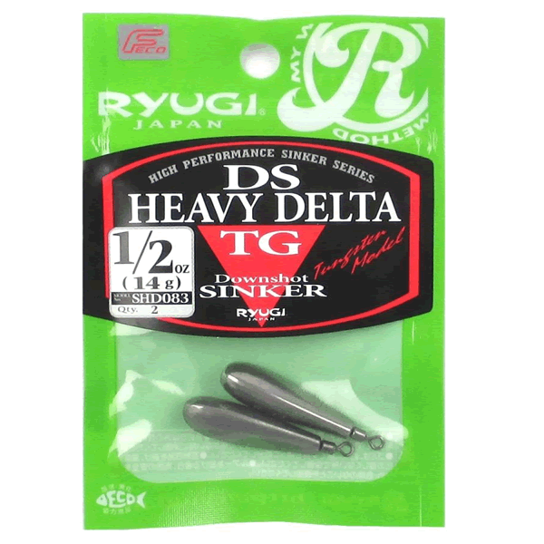 RYUGI DS HEAVY DELTA TG 1/2oz (14g) (2 pcs/pack) fishing terminal tackle