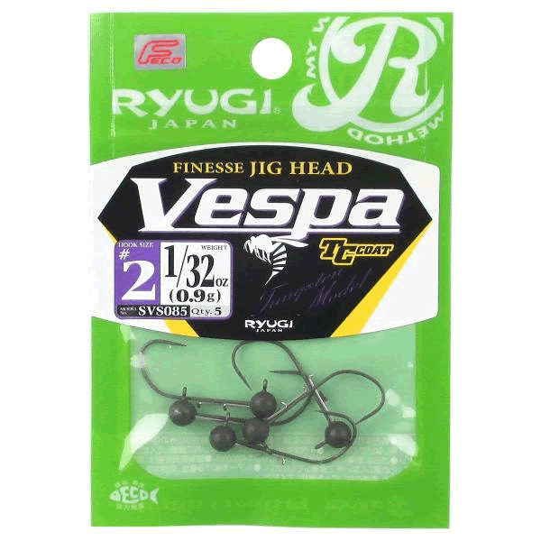 RYUGI VESPA #2 0.9(1/32) (5 pcs/pack) fishing terminal tackle
