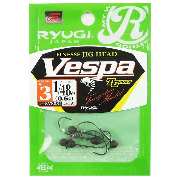 RYUGI VESPA #3 0.6(1/48) (5 pcs/pack) fishing terminal tackle