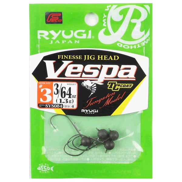 RYUGI VESPA #3 1.3(3/64) (4 pcs/pack) fishing terminal tackle