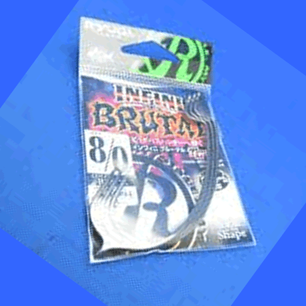 RYUGI INFINI BRUTAL #8/0 (3 pcs/pack) TC BLACK fishing terminal tackle