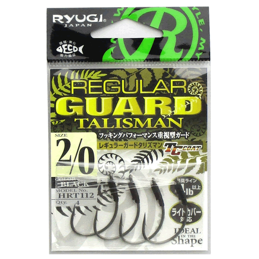 RYUGI REGULAR GUARD TALISMAN #2/0 (4 pcs/pack) TC BLACK