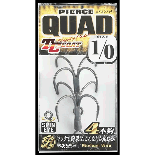 RYUGI PIERCE QUAD #1/0 (2 pcs/pack)