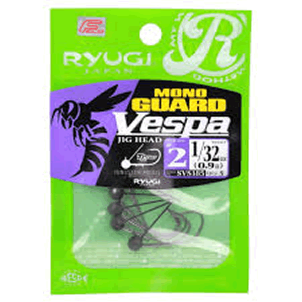 RYUGI MONO GUARD VESPA #2 1/32oz(0.9g) (5 pcs/pack) fishing terminal tackle