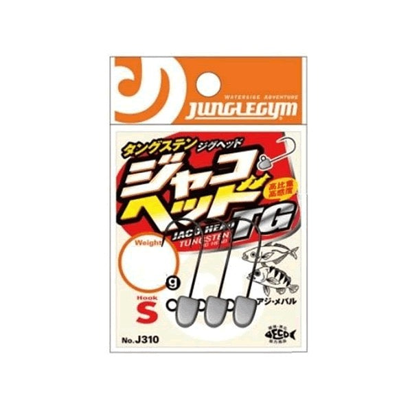 JUNGLEGYM JACO HEAD TG S(#8) 3.0g (3 pcs/pack) fishing terminal tackle