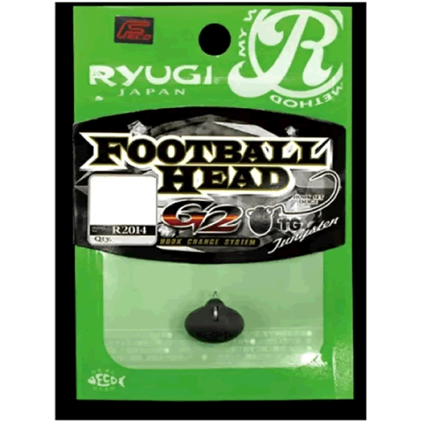 RYUGI FOOTBALL HEAD G2 5/8oz(17.5g) (1 pcs/pack)