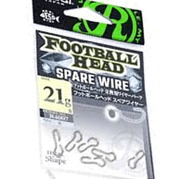 RYUGI FOOTBALL HEAD SPARE WIRE 21g (6 pcs/pack) fishing terminal tackle
