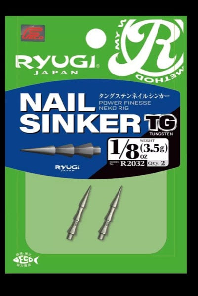 RYUGI R2032 NAIL SINKER TG 2.7g (2 pcs/pack)