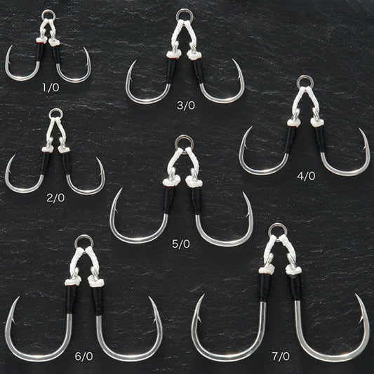Shout! SHORT DOUBLE KUDAKO #2/0 (3.7g) (2 pcs/pack) 359SD SILVER