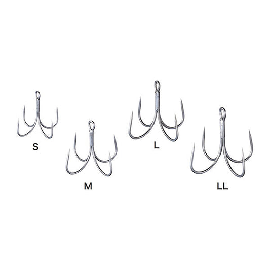 Shout! SABER QUAD L(2/0) (4 pcs/pack) 214SQ SILVER