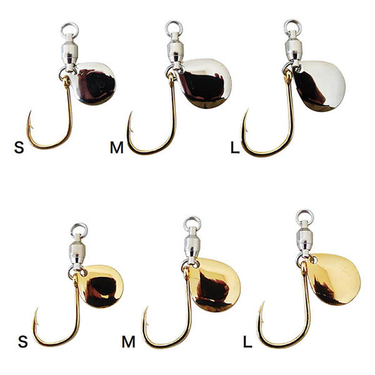 Shout! BLADE JIGGING SPARE HOOK L (2 pcs/pack) 368BS SILVER