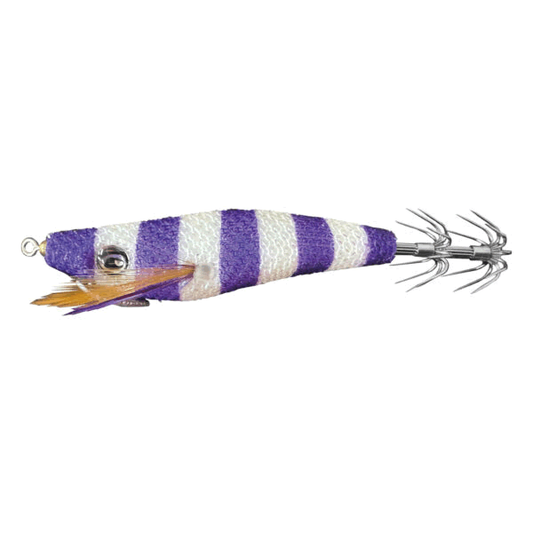 Egi-bow YARI DROPPER EGI #1.8 MURASAKI SHIRO ZEBRA(V)
