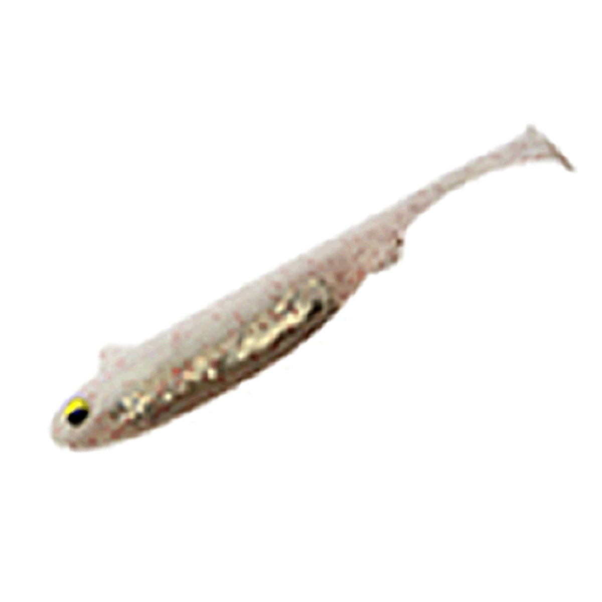MAGBITE SNATCH BITE SHAD 3" (5 pcs/pack) 05 GINHARA WHITE