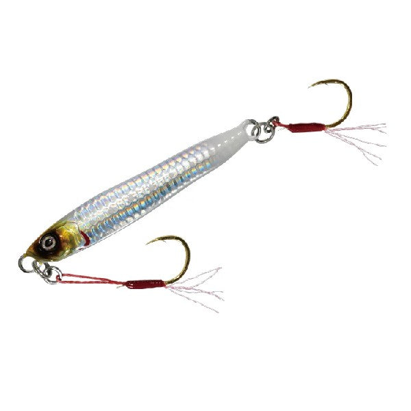 MAGBITE IWASHI JIG 30g 02 SILVER GLOW TAIL