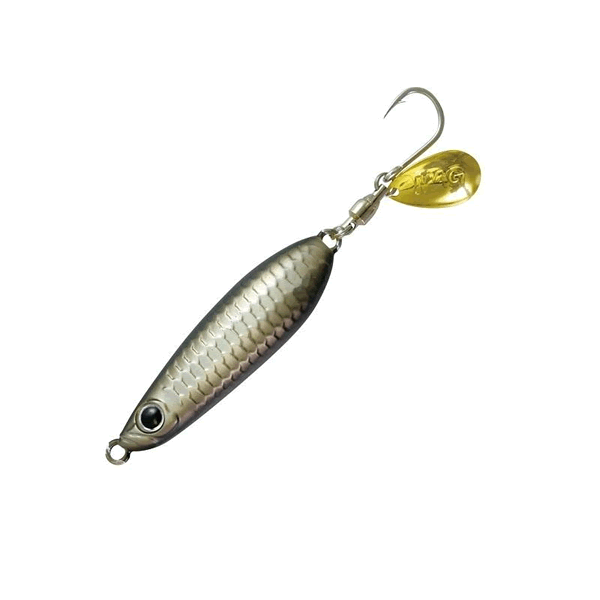 MAGBITE IWASHI JIG KOTSUBU 60g W68 x H16mm 06 BLACK GHOST saltwater fishing lure