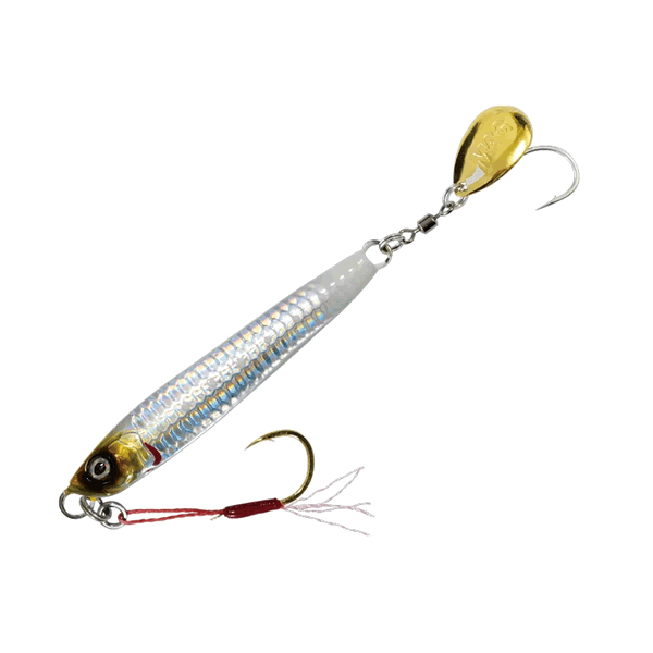 MAGBITE IWASHI JIG MAKI SPECIAL 100g 02 SILVER GLOW TAIL saltwater fishing lure