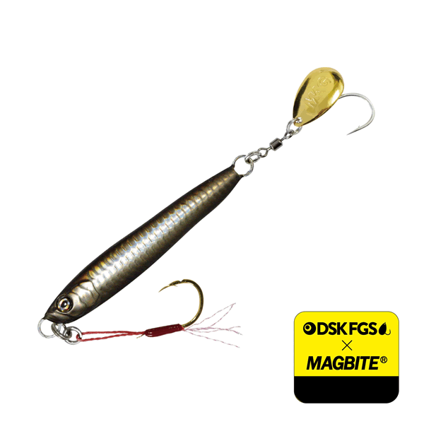 MAGBITE IWASHI JIG MAKI SPECIAL 100g 08 BLACK GHOST saltwater fishing lure