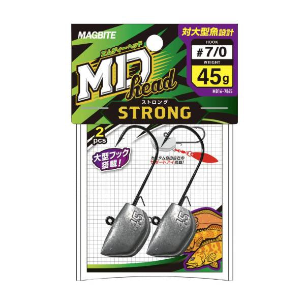 MAGBITE MD HEAD STRONG #7/0 - 45g (2 pcs/pack)