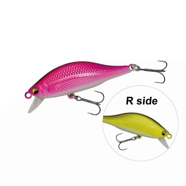 YAMANAMI A2 FLAT 45S 45mm : 4.2g MYL02 11 PINK CHART MEIMETSU freshwater fishing lure