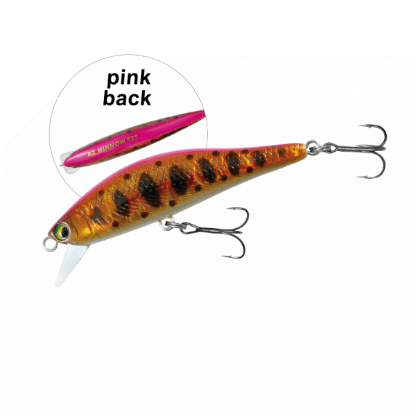YAMANAMI A2 MINNOW 52S 52mm : 4.7g MYL01 12 PINK BACK SABI-YAMAME freshwater fishing lure
