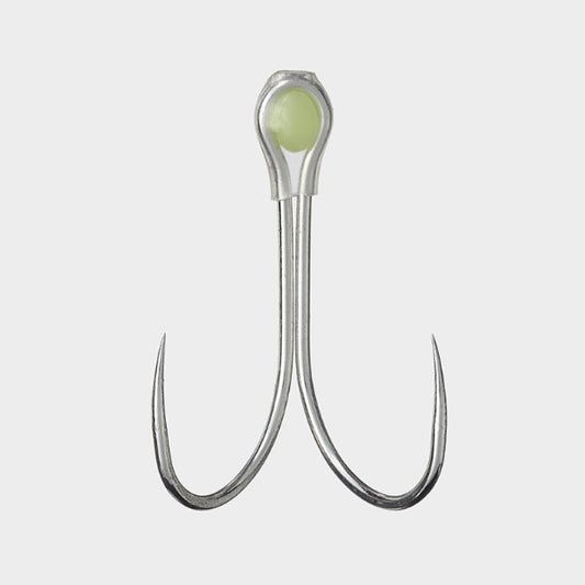 VANFOOK WS-11BL DOUBLE HOOK WIND SPECIAL #1 (4 pcs/pack) SILVER