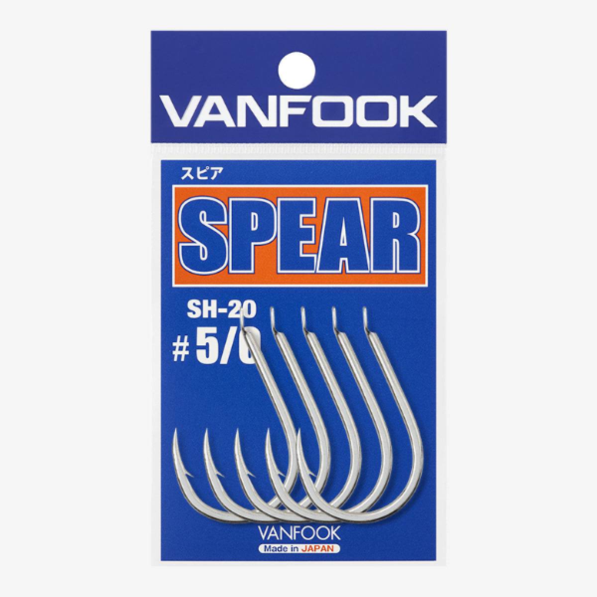 VANFOOK SH-20 SPEAR #5/0 (5 pcs/pack) SILVER - Britannic Trade