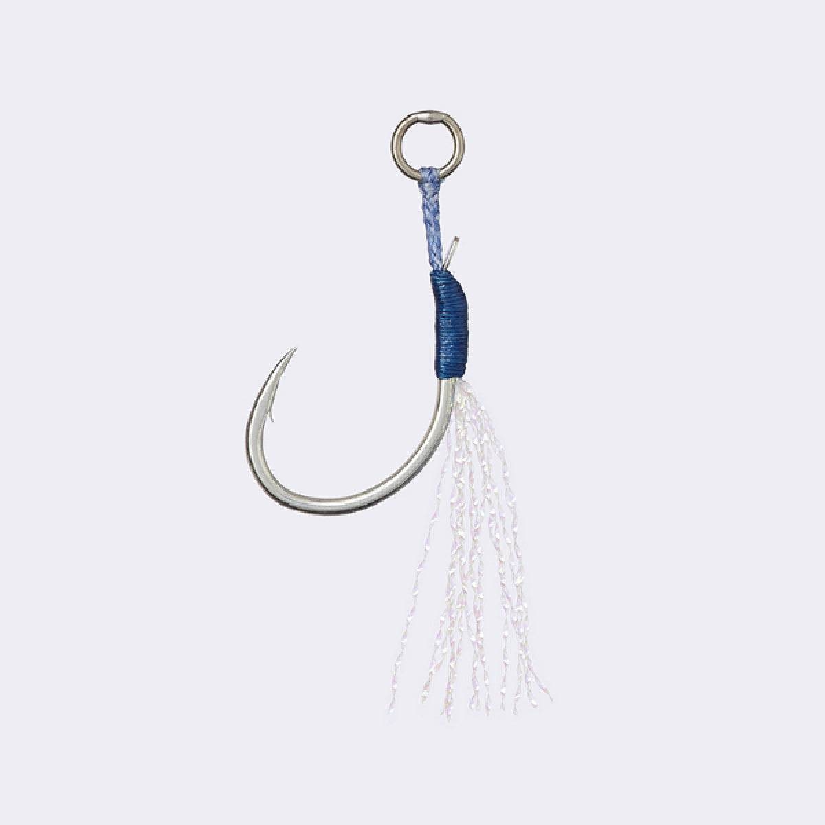 VANFOOK MJ-04 MICRO JIG ASSIT SINGLE 0.5cm TINSEL #1 (3 pcs/pack) SILVER - Britannic Trade
