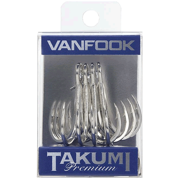 VANFOOK CT-88 TAKUMI PREMIUM #2/0 (5 pcs/pack ) SILVER fishing terminal tackle