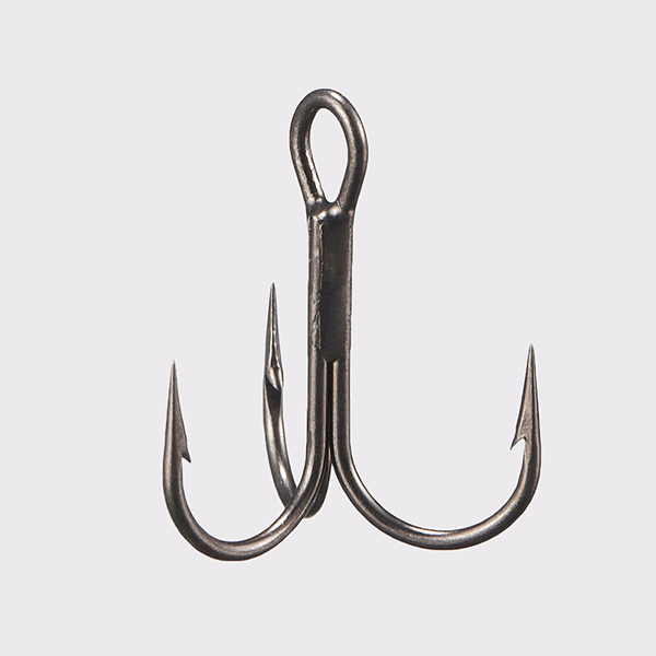 VANFOOK DT-35F STREAM TREBLE MEDIUM #12 (20 pcs/pack) FLUORINE BLACK
