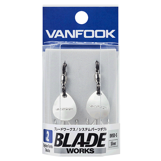 VANFOOK BWSD-S BLADE WORKS SYSTEM PARTS DOUBLE S #1 (2 pcs/pack ) SILVER