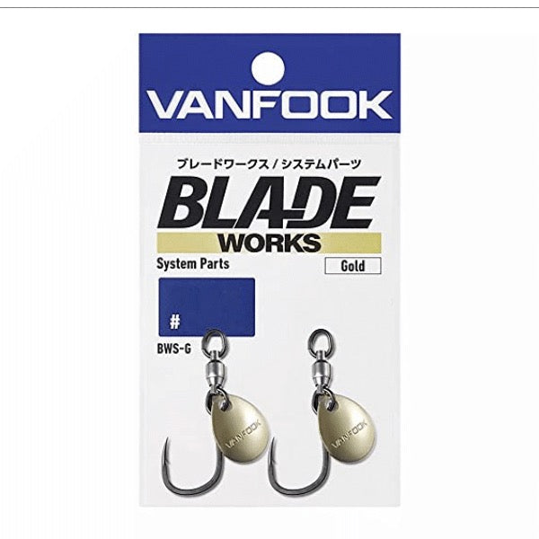 VANFOOK BLADE WORKS System Parts #3/0 (2 pcs/pack) Gold