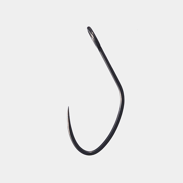 VANFOOK FSP-21F EXPERTHOOK TOURNAMENT MODEL FINE WIRE #6 (12 pcs/pack) FLUORINE BLACK