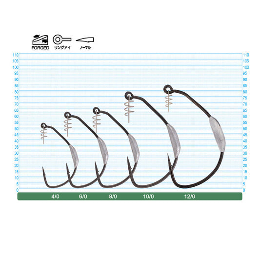 OWNER WEIGHTED TWIST LOCK BEAST #6/0 (3 pcs/pack)