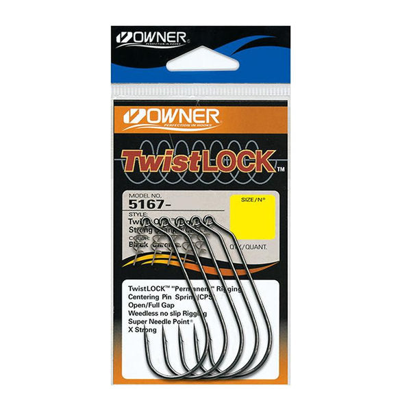OWNER TWIST LOCK LIGHT #2/0 fishing terminal tackle