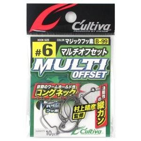 OWNER B-99 MULTI OFFSET HOOK #6 (6 pcs/pack)