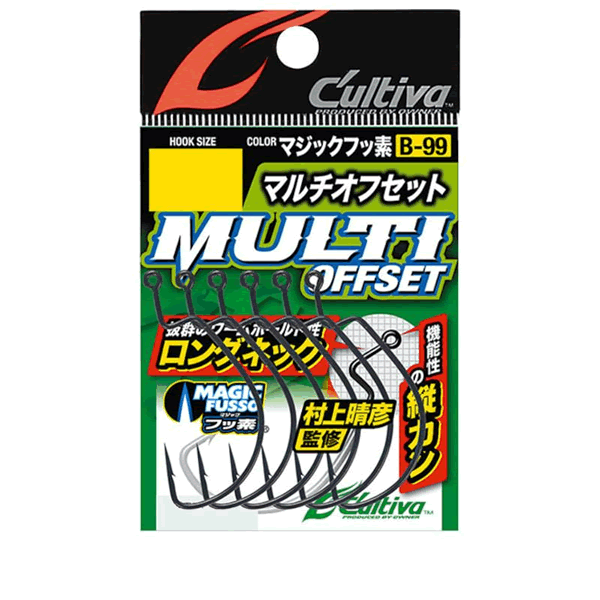 OWNER B-99 MULTI OFFSET HOOK #3/0 (6 pcs/pack) fishing terminal tackle