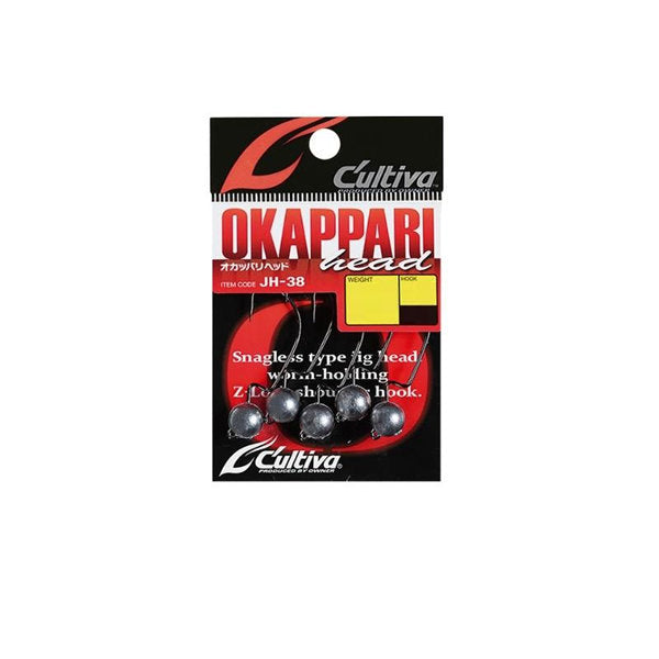 OWNER JH-38 OKAPPARI HEAD #1 : 1/32oz (5 pcs/pack) fishing terminal tackle