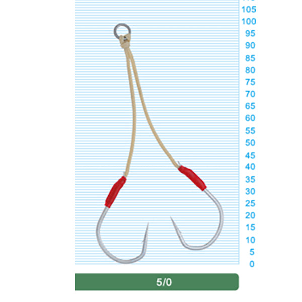 OWNER JTL-22 LONG ASSIST 5/0 (2 pcs/pack) fishing terminal tackle