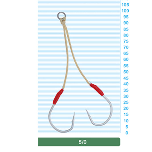 OWNER JTL-22 LONG ASSIST 5/0 (2 pcs/pack)