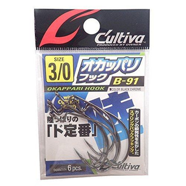 OWNER B-91 OKAPPARI HOOK #3/0 (6 pcs/pack) fishing terminal tackle