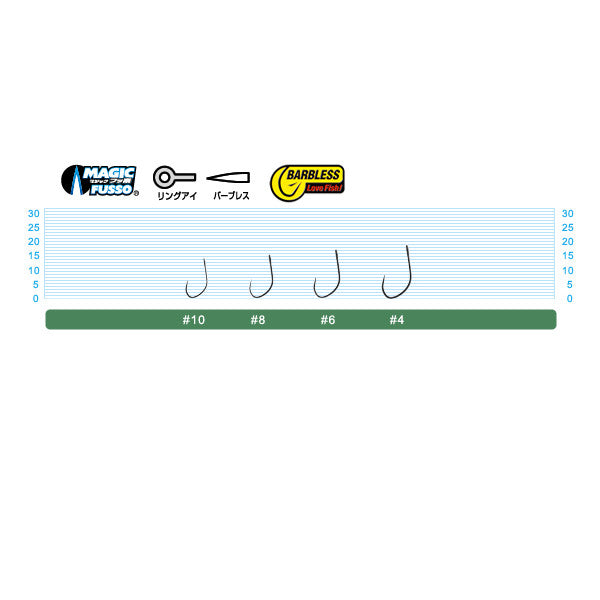 OWNER SBL-47 SINGLE BARBLESS #6 (11 pcs/pack) fishing terminal tackle — photo 2
